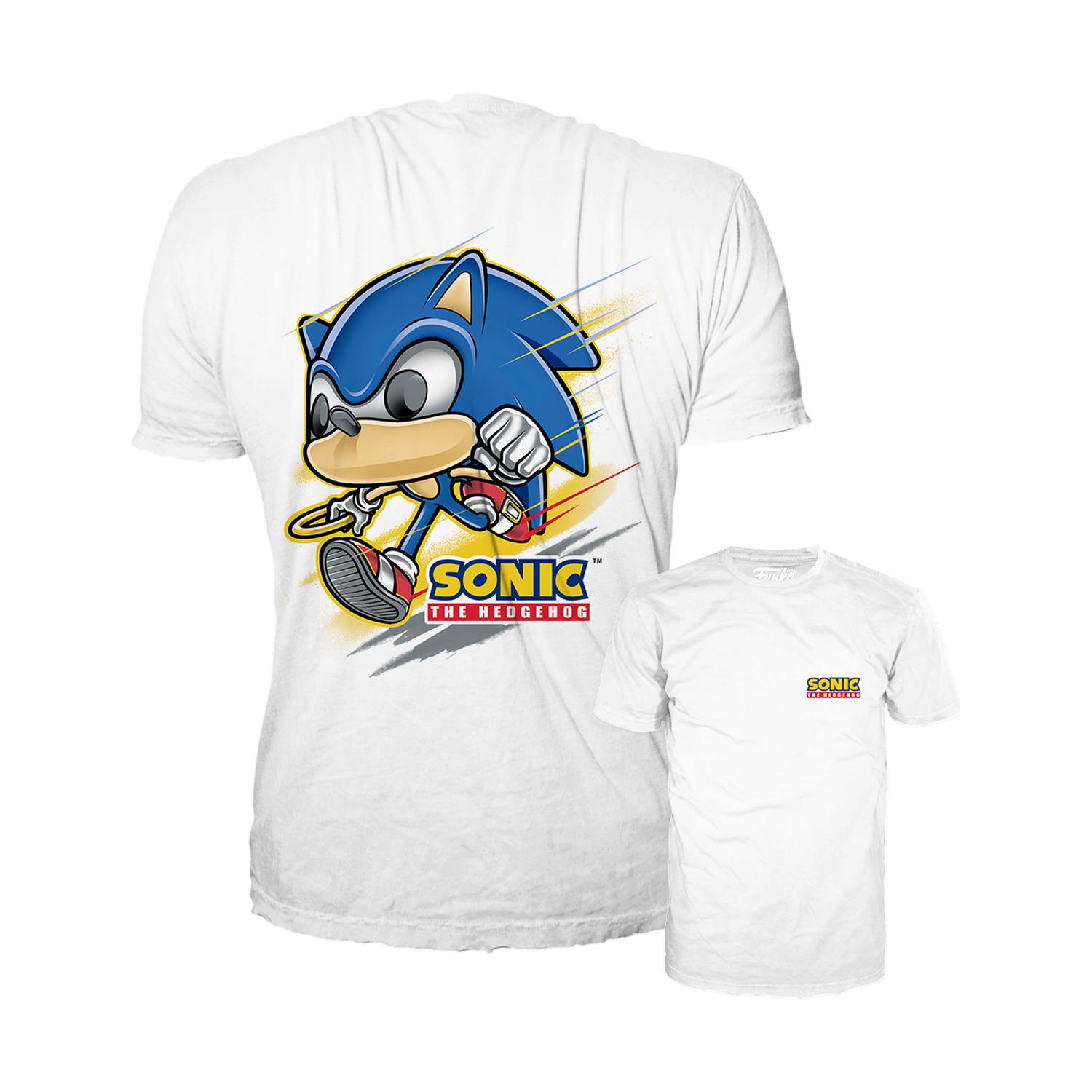 Φωτογραφία προϊόντος: Funko Pop! Tees (Adult): Sonic - Sonic (Running) T-Shirt (M)