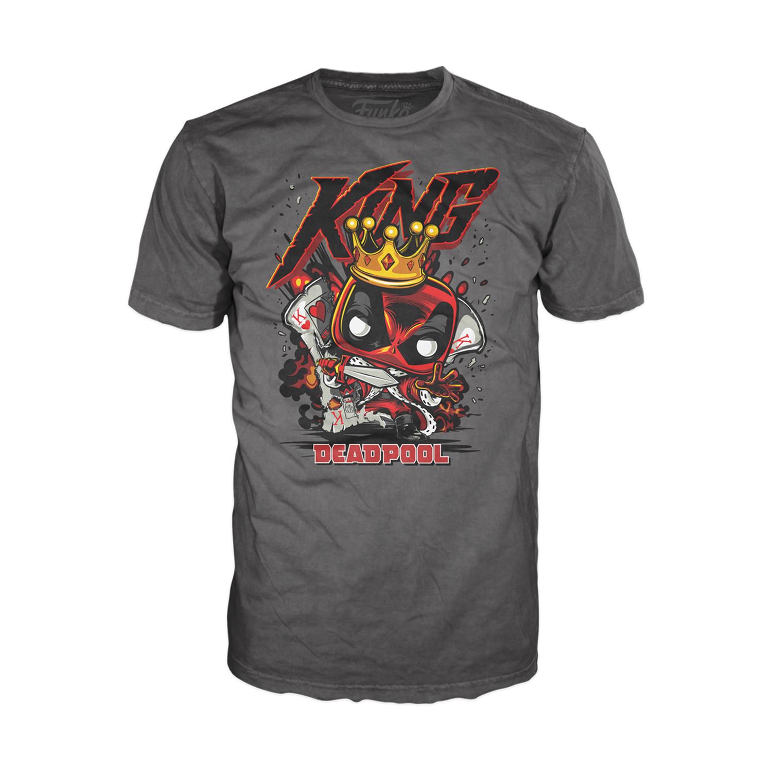 Φωτογραφία προϊόντος: Funko Pop! Tee (Adult): Deadpool - King Deadpool T-Shirt (L)