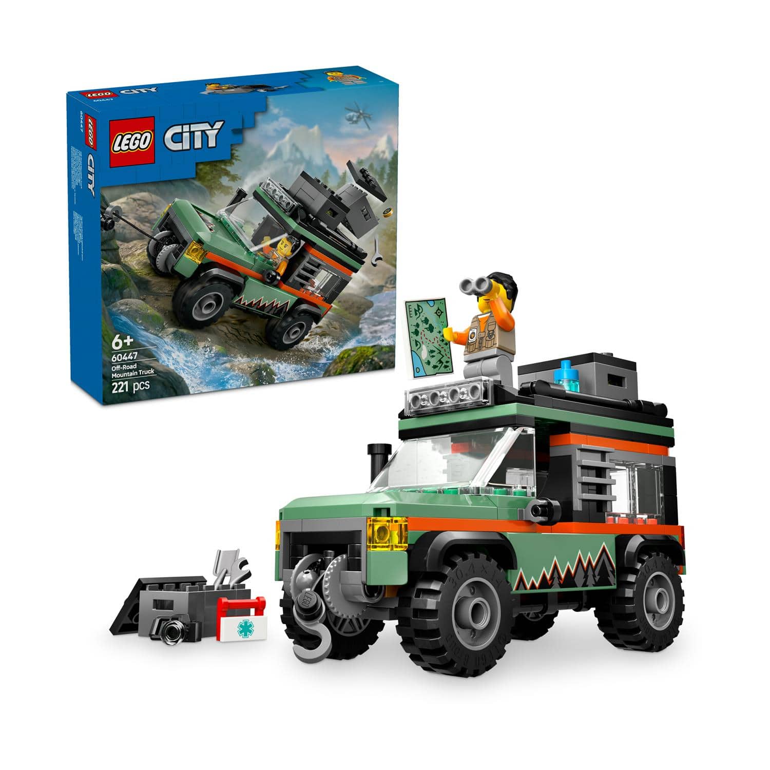 Φωτογραφία προϊόντος: LEGO City: Φορτηγό Βουνού 4x4 Εκτός Δρόμου (60447)