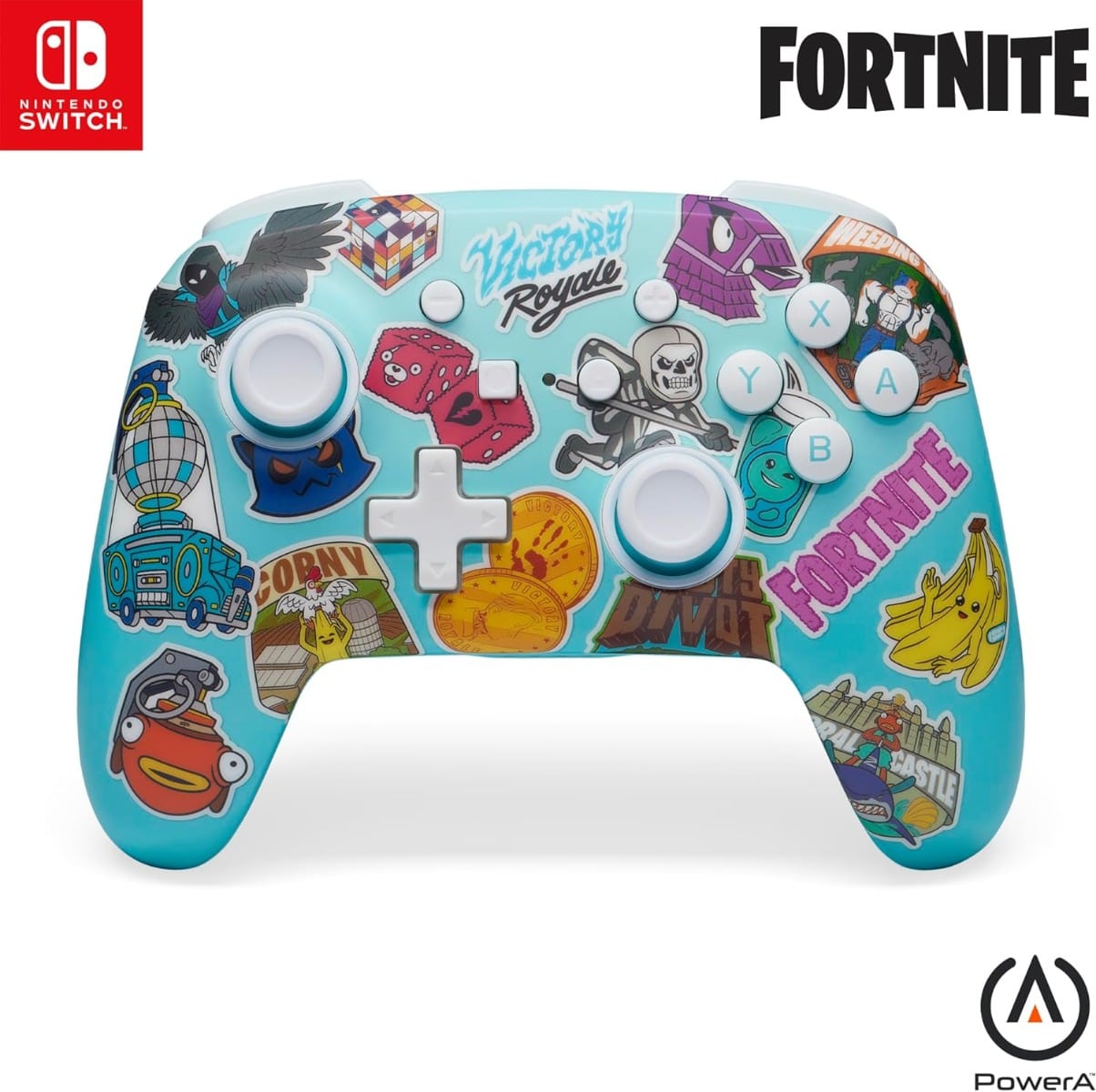 Φωτογραφία προϊόντος: PowerA Enhanced Wireless Controller Sticker Mania Fortnite (617885091711)