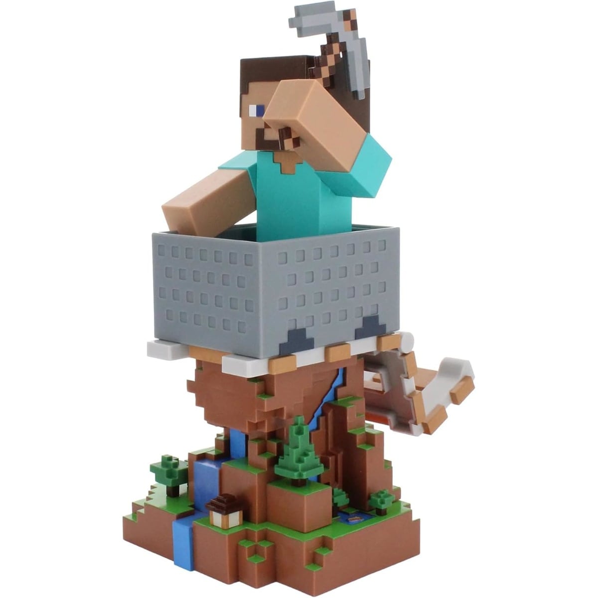 Φωτογραφία προϊόντος: Exquisite Gaming EXG Cable Guys Minecraft Steve Phone & Controller Holder
