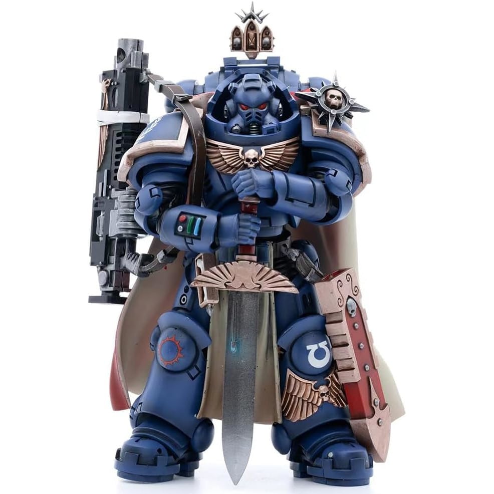 Φωτογραφία προϊόντος: Joy Toy Warhammer 40K Action Figure 1/18 Ultramarines Captain With Master Crafted Heavy Bolt Rifle