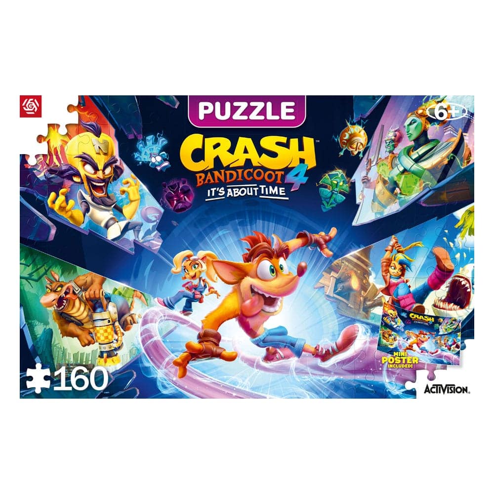 Φωτογραφία προϊόντος: GR Puzzle Crash Bandicoot 4 Kids It's About Time (160 pieces)