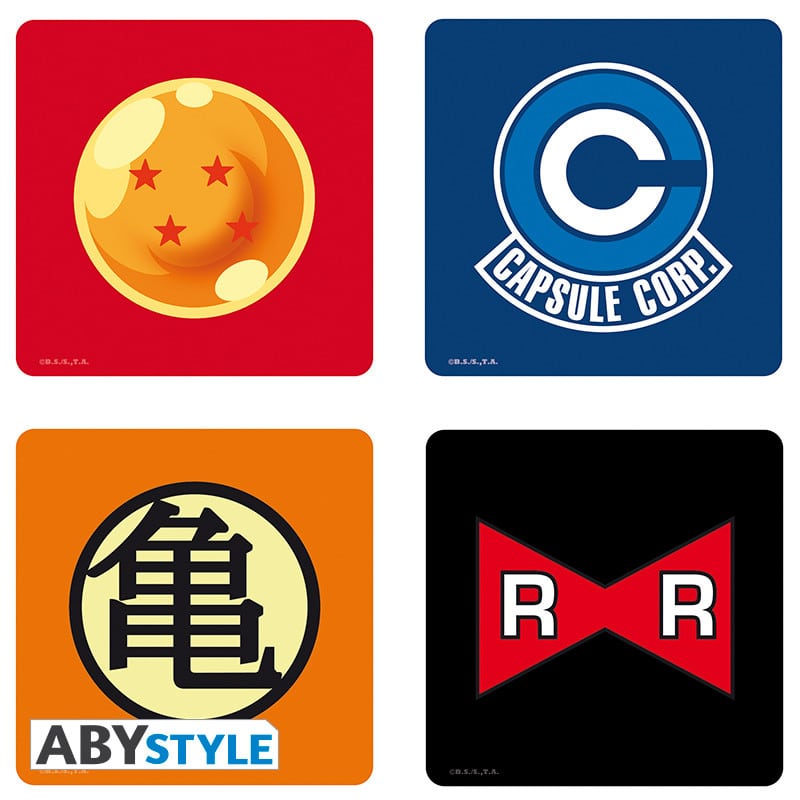 Φωτογραφία προϊόντος: Abysse Collectible Coasters Dragon Ball Symbols