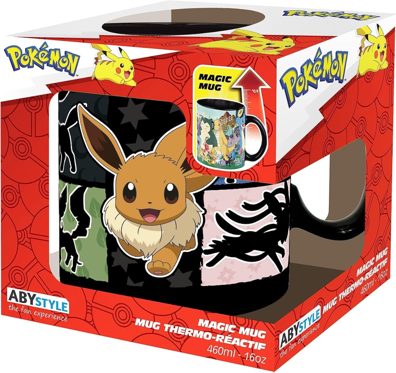 Φωτογραφία προϊόντος: Abysse Abystyle Pokemon Mug Heat Change 460ml Eevee