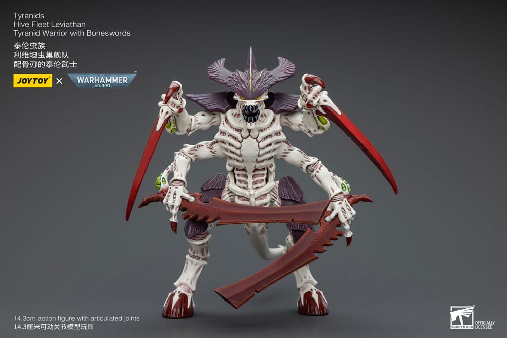 Φωτογραφία προϊόντος: Joy Toy Warhammer 40k Tyranids Hive Fleet Leviathan Tyranid Warrior with Boneswords Action Figure