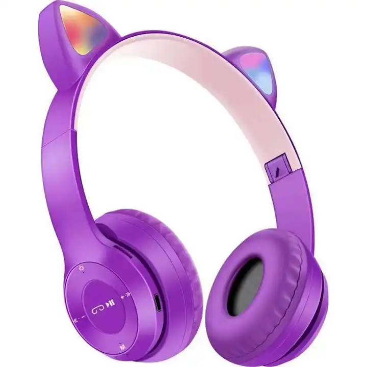 Φωτογραφία προϊόντος: Cat ears Ασύρματα/Ενσύρματα Ακουστικά On-Ear P47M ΜΩΒ (OEM)