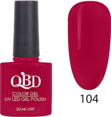 Φωτογραφία προϊόντος: QBD Ημιμόνιμο Βερνίκι Color Gel Uv/Led Gel Polish 104