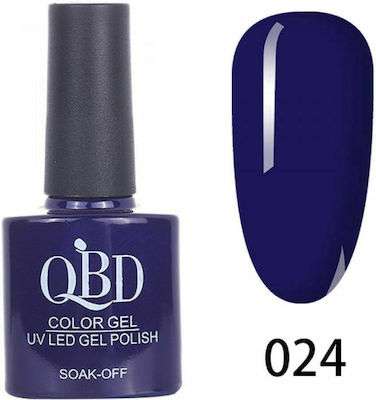 Φωτογραφία προϊόντος: QBD Ημιμόνιμο βερνίκι color Gel Uv/Led Gel Polish 024