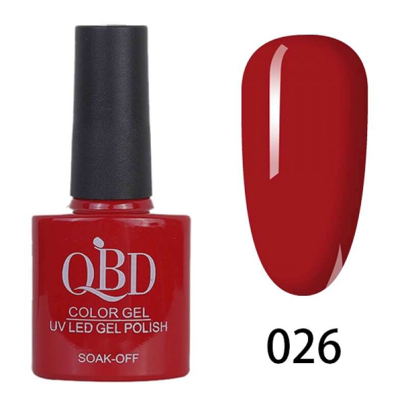 Φωτογραφία προϊόντος: QBD Ημιμόνιμο Βερνίκι Color Gel UV/LED Gel Polish 026