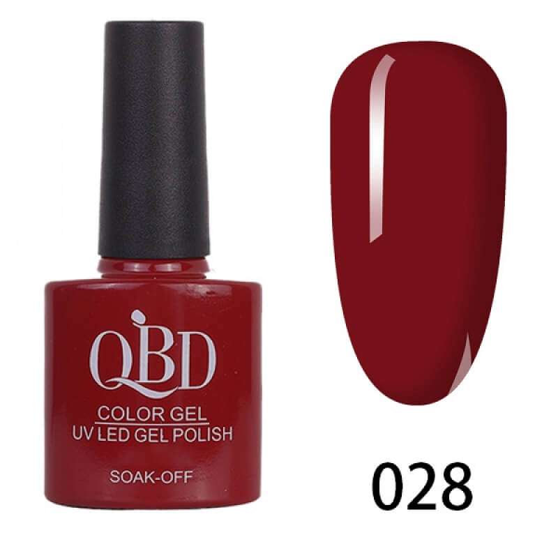Φωτογραφία προϊόντος: QBD Ημιμόνιμο βερνίκι color Gel Uv/Led Gel Polish 028