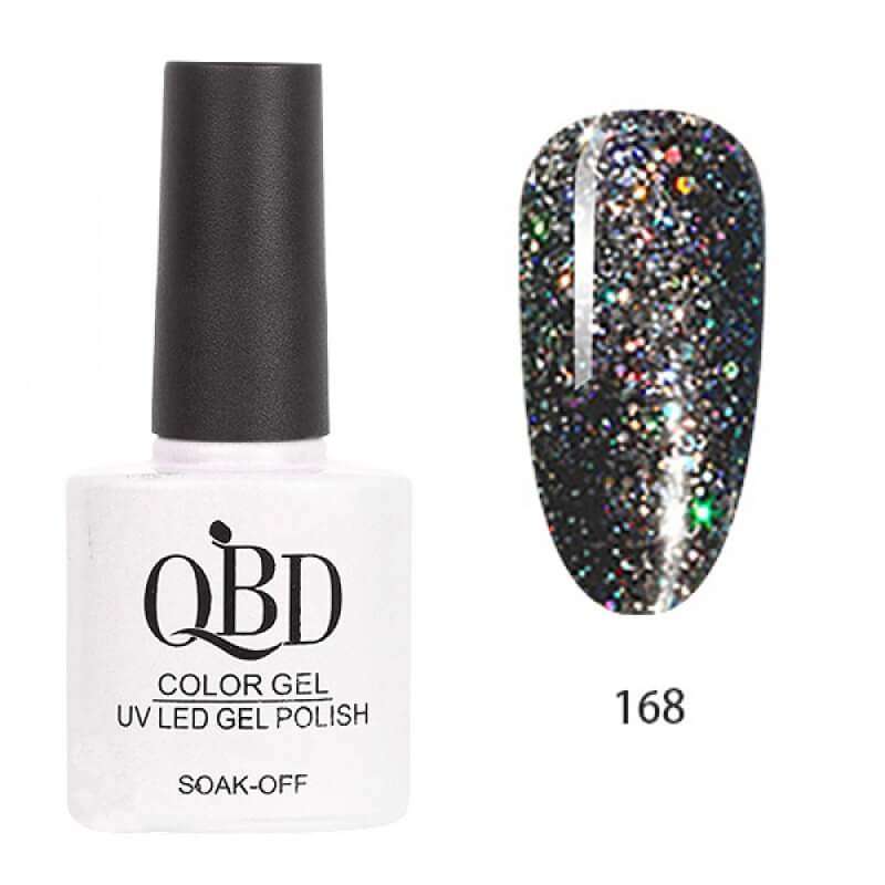 Φωτογραφία προϊόντος: QBD Ημιμόνιμο βερνίκι Color Gel UV/LED Gel Polish 168