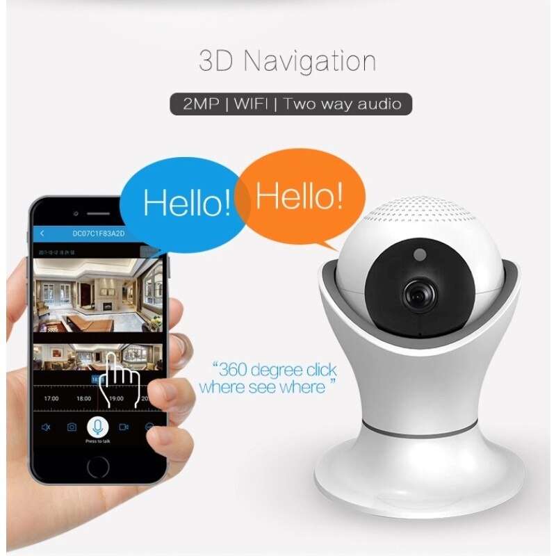 Φωτογραφία προϊόντος: IP Κάμερα αδιάβροχη Wi‑Fi HD με αμφίδρομη επικοινωνία Jortan 8165HP