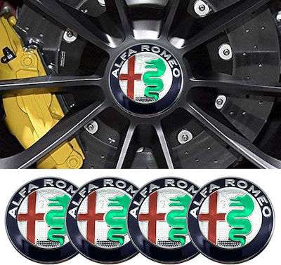 Φωτογραφία προϊόντος: Καπάκια ζάντας ALFA ROMEO 6cm 4τμχ ΟΕΜ