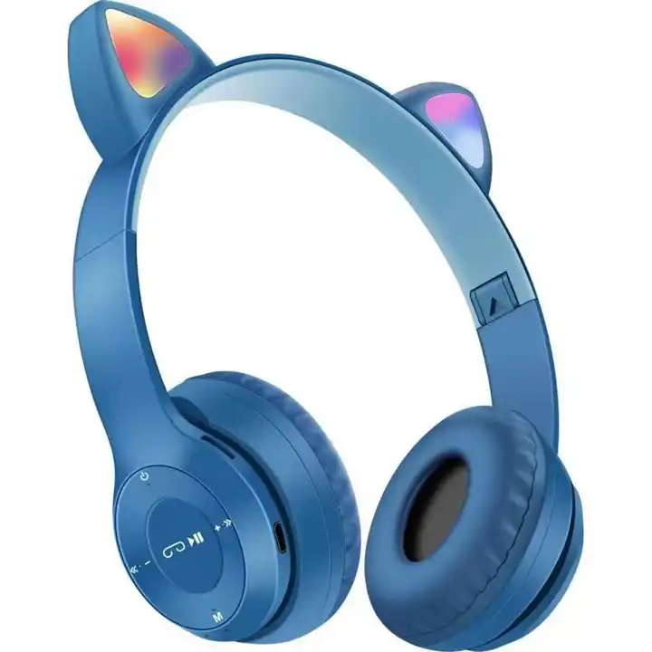 Φωτογραφία προϊόντος: Cat ears ακουστικά on ear P47M ΜΠΛΕ