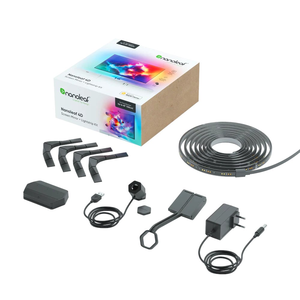 Φωτογραφία προϊόντος: Nanoleaf 4D TV Screen Mirror + Lightstrips Starter Kit 3M for TV up to 65" (4897105333838)