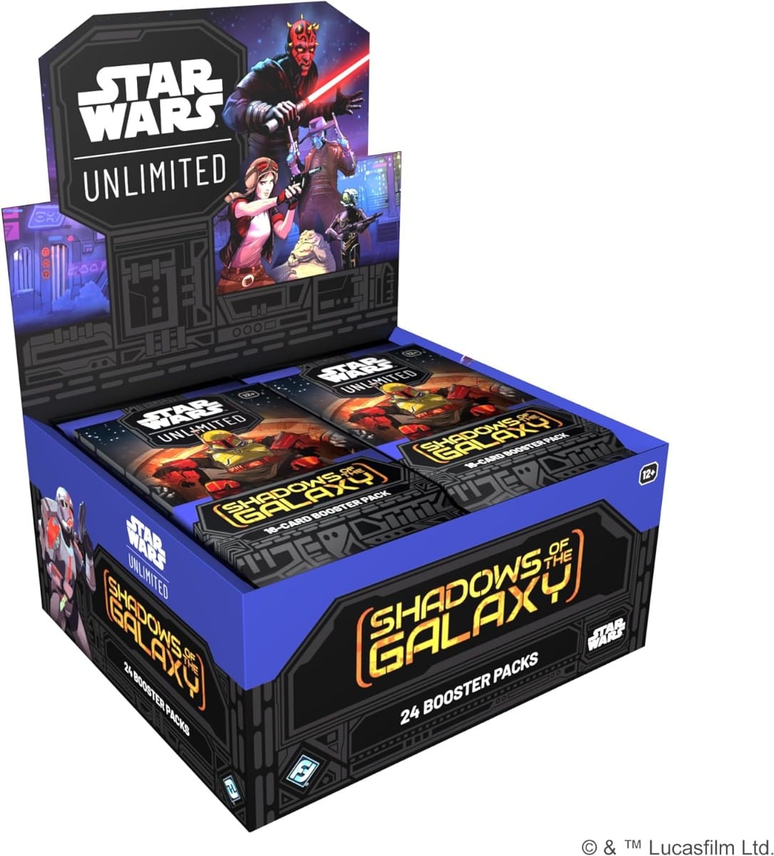 Φωτογραφία προϊόντος: GR Star Wars: Unlimited TCG Shadows of The Galaxy Booster Display (24 Booster Packs)