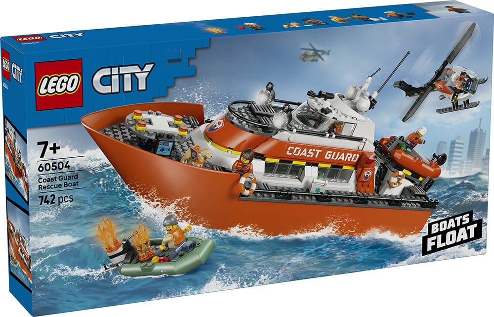 Φωτογραφία προϊόντος: LEGO City: Σκάφος Διάσωσης και Ελικόπτερο της Ακτοφυλακής (60504)