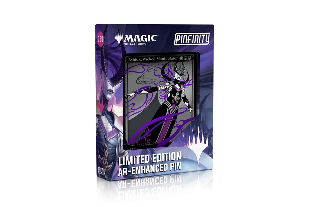 Φωτογραφία προϊόντος: GR MTG Wilds of Eldraine - Ashiok, Wicked Manipulator AR Pin (Card style)