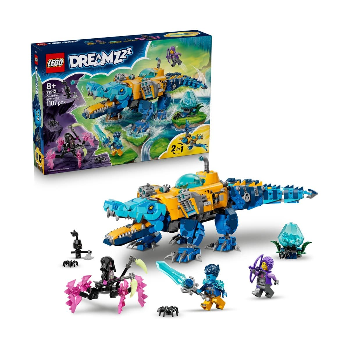 Φωτογραφία προϊόντος: LEGO DREAMZzz: Υποβρύχιο-Κροκόδειλος (71512)