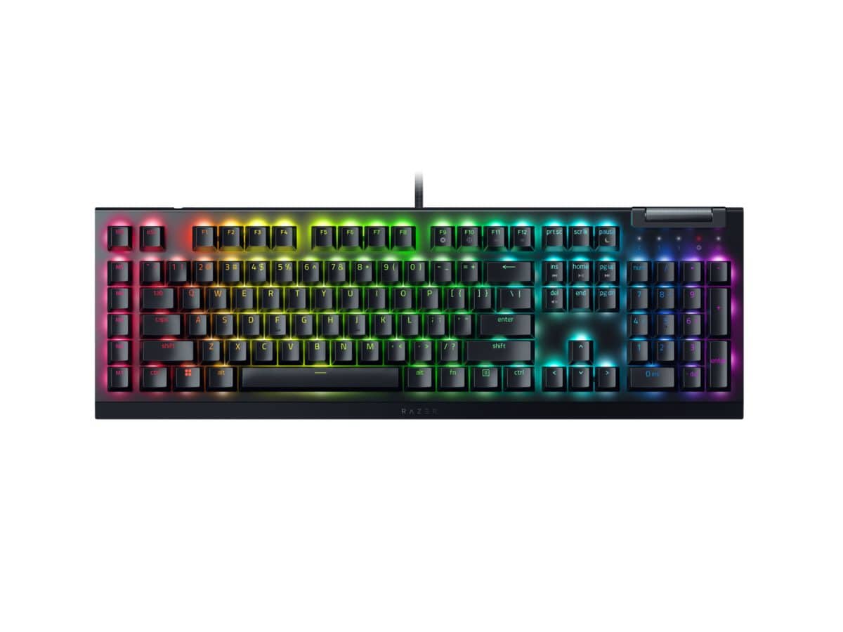 Φωτογραφία προϊόντος: Razer BlackWidow V4 X - RGB Gaming Mechanical Keyboard - Macro Keys - Yellow Linear Switches