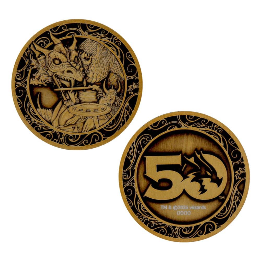 Φωτογραφία προϊόντος: FanaTtik Dungeons & Dragons Collectable Coin 50th Anniversary Antique Gold Edition
