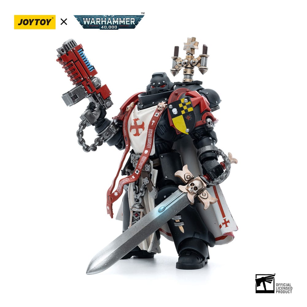 Φωτογραφία προϊόντος: Joy Toy Warhammer 40K Black Templars Sword Brethren Brother Lombast Action Figure