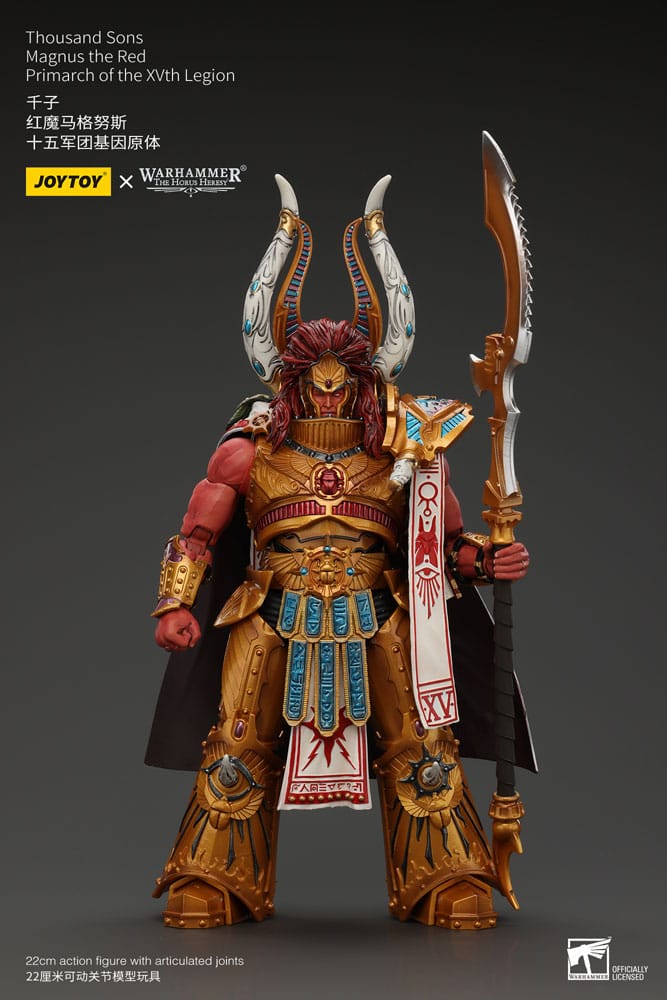 Φωτογραφία προϊόντος: Joy Toy Warhammer The Horus Heresy 1/18 Thousand sons Magnus the Red Primarch of the XVth Legion Action Figure