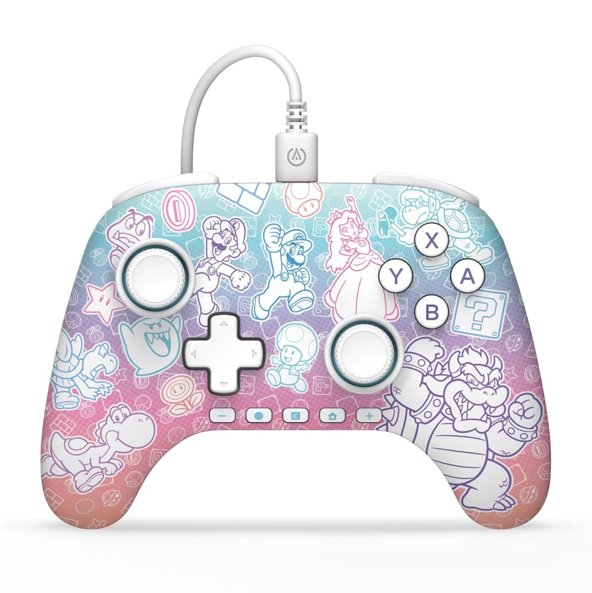 Φωτογραφία προϊόντος: PowerA Advantage Wired Controller Mario Mushroom Kingdom for NSW2
