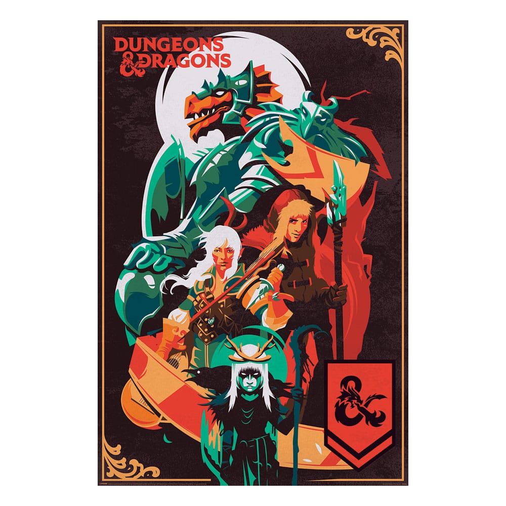 Φωτογραφία προϊόντος: Pyramid International Pyramid Interational Dungeons & Dragons Poster Champions and Worriors 61 x 91 cm