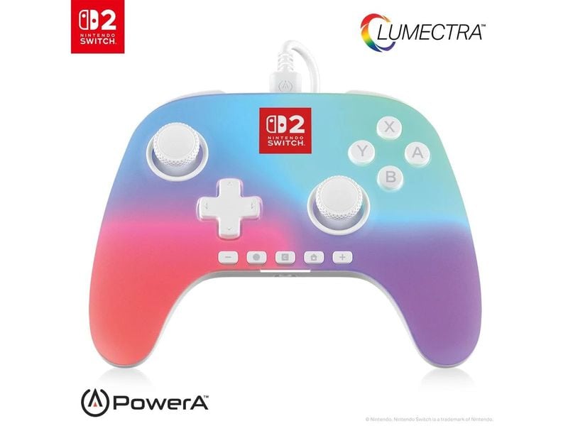Φωτογραφία προϊόντος: POWER A NSW2 PowerA Advanced Wired Controller Λευκό με Lumectra (MPN: DGA.NS2.00031)