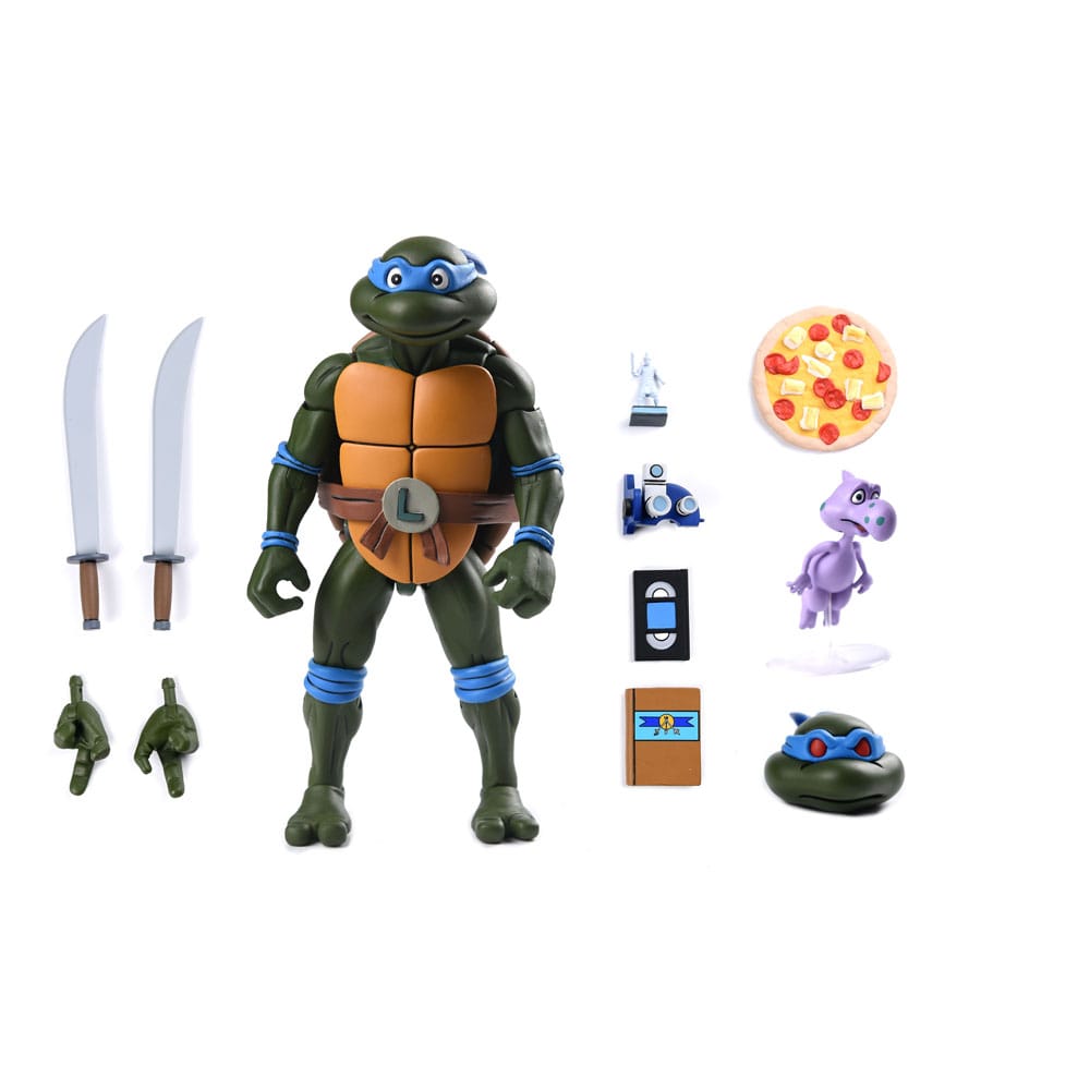 Φωτογραφία προϊόντος: Neca Teenage Mutant Ninja Turtles (Cartoon) Ultimate Leonardo VHS VHS Action Figure