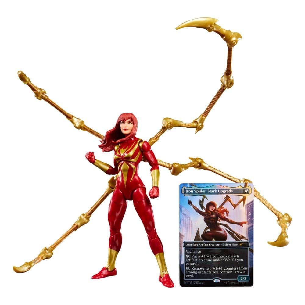 Φωτογραφία προϊόντος: Hasbro Marvel Legends Magic: the Gathering Action Figure Mary Jane Watson (Iron Spider) (Plus Exclusive Foil Card)