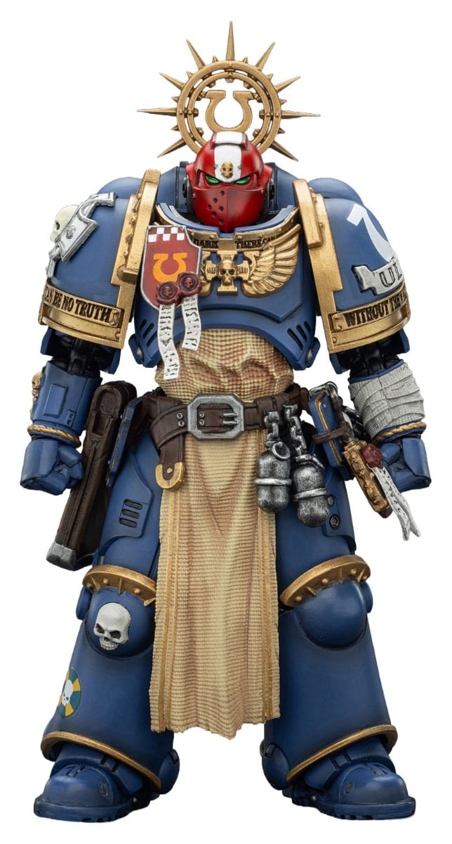 Φωτογραφία προϊόντος: Joy Toy Warhammer 40,000 Ultramarines Metaurus with Power Axe, Stormshield and Plasma Pistol Action Figure (13 cm)