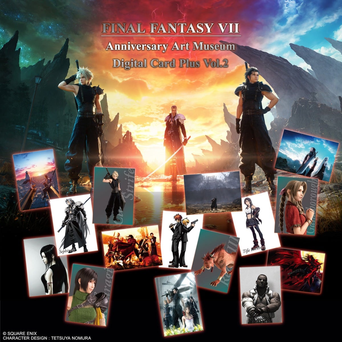 Φωτογραφία προϊόντος: Square Enix Final Fantasy 7 Anniversary Art Museum Digital Card Plus Vol. 2