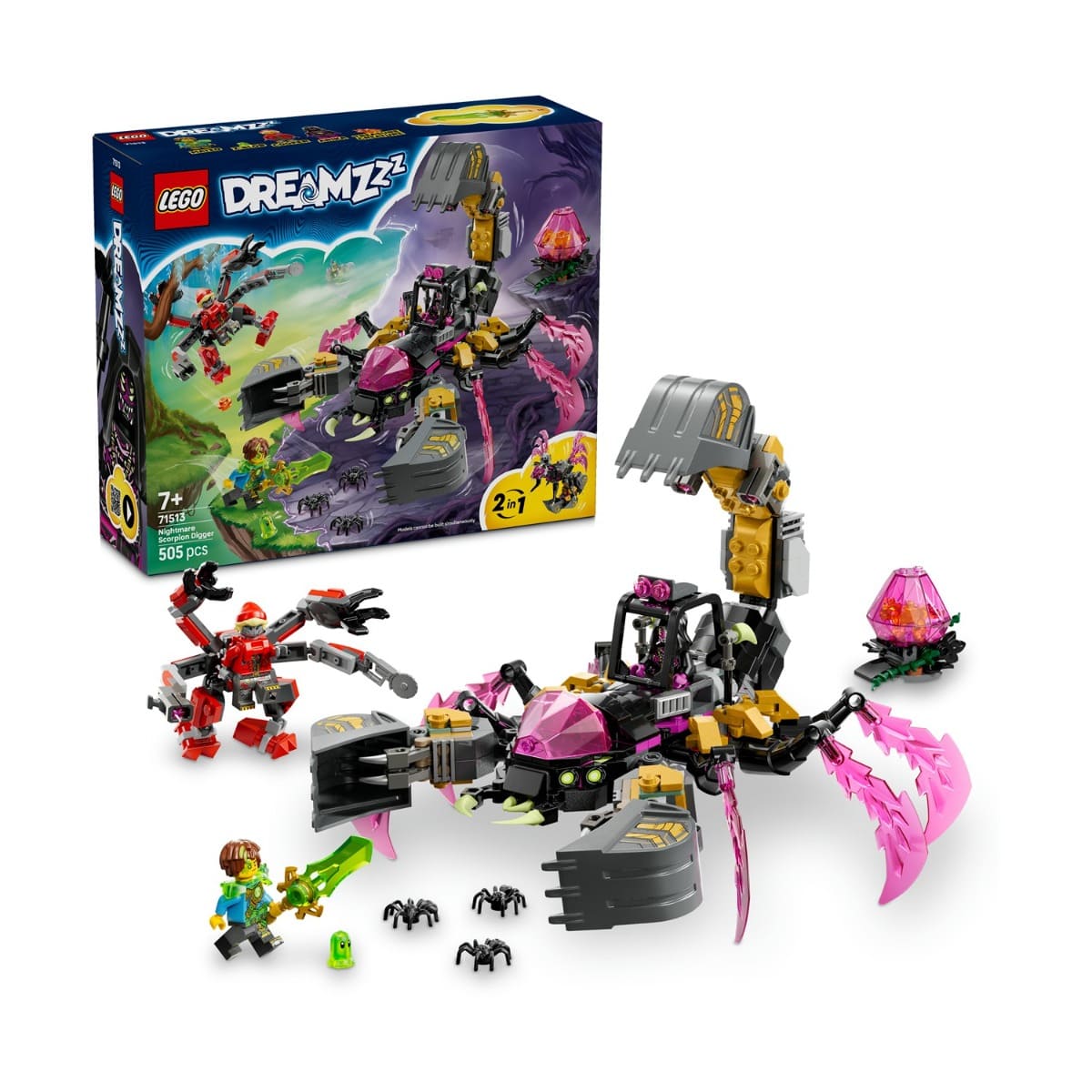 Φωτογραφία προϊόντος: LEGO DREAMZzz: Εφιαλτικός Εκσκαφέας-Σκορπιός (71513)