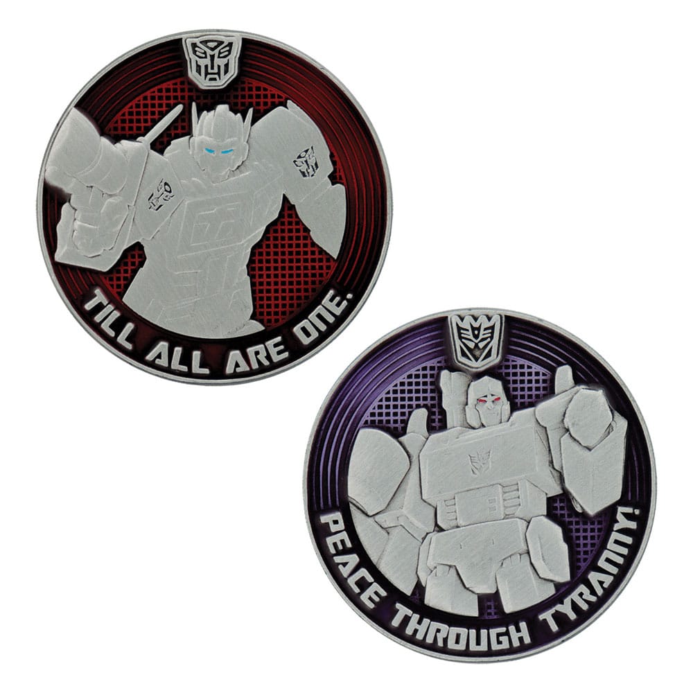 Φωτογραφία προϊόντος: Yolopark Transformers Generation 1 Collectable Coin G1 Autobots VS Decepticons Limited Edition