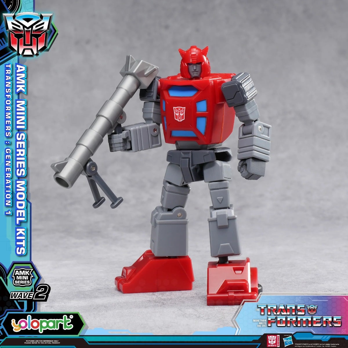 Φωτογραφία προϊόντος: Yolopark Transformers Generation One AMK Mini Series Plastic Model Kit Wave 2 Cliffjumper (4897131753174)