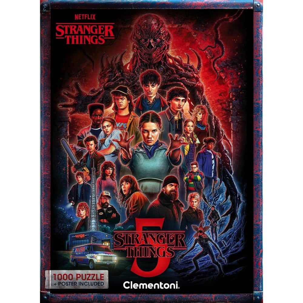 Φωτογραφία προϊόντος: Clementoni Collectible Puzzle Stranger Things Jigsaw Puzzle Season 5 (1000 Pieces)