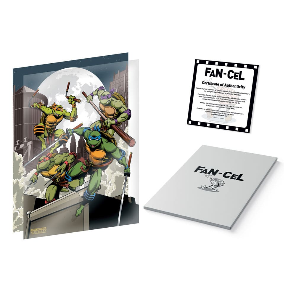 Φωτογραφία προϊόντος: FaNaTtiK Teenage Mutant Ninja Turtles Art Print Limited Edition Fan-Cel 36 x 28 cm