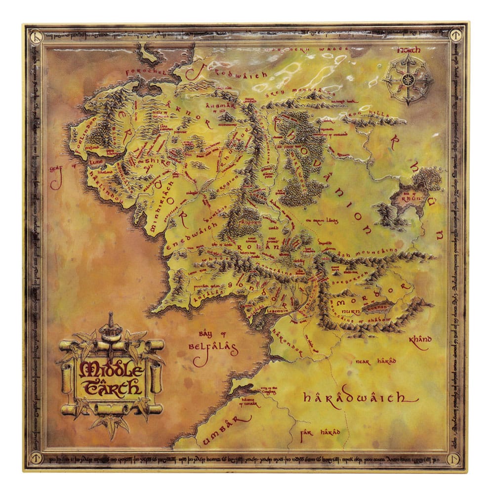 Φωτογραφία προϊόντος: Fanattik Collectible Replica Map Lord Of The Rings Limited Edition