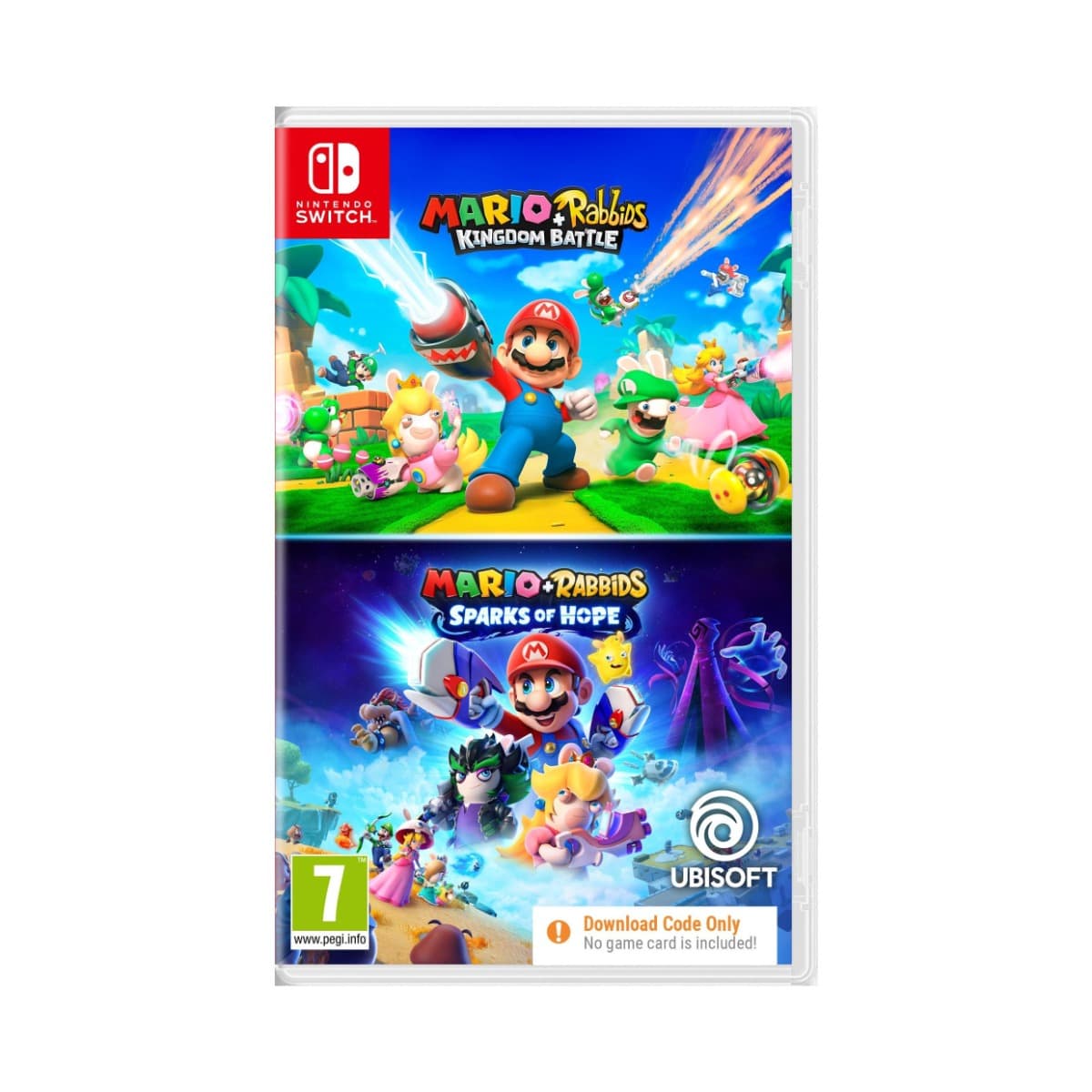 Φωτογραφία προϊόντος: UBISOFT Mario and Rabbids Double Pack Code in a Box