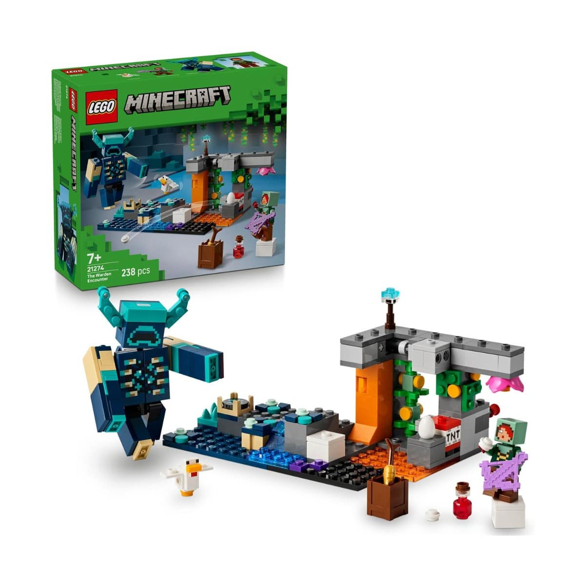 Φωτογραφία προϊόντος: LEGO Minecraft: Η Συνάντηση με τον Δεσμοφύλακα (21274)
