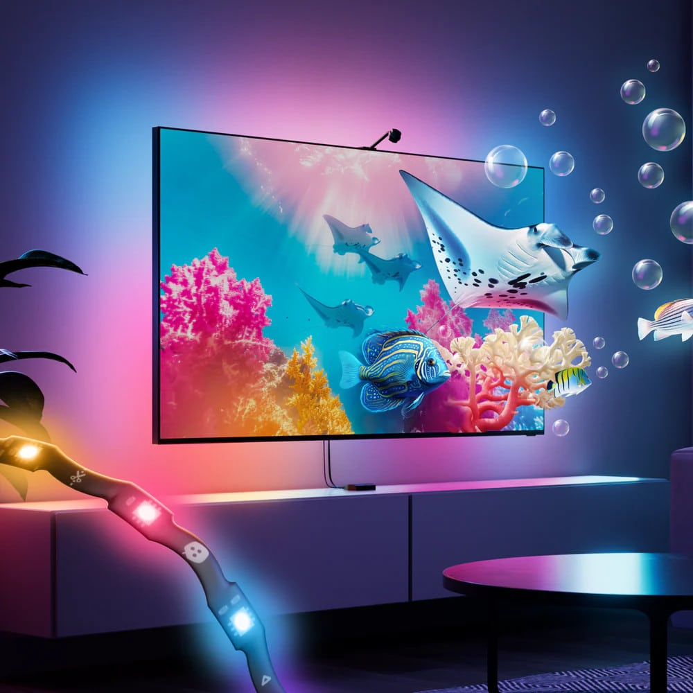 Φωτογραφία προϊόντος: Nanoleaf 4D V2 Screen Mirror + Lightstrip Starter Kit