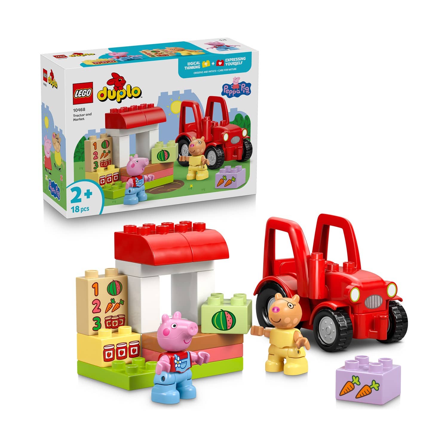 Φωτογραφία προϊόντος: LEGO DUPLO Peppa Pig: Τρακτέρ και Αγορά (10468)