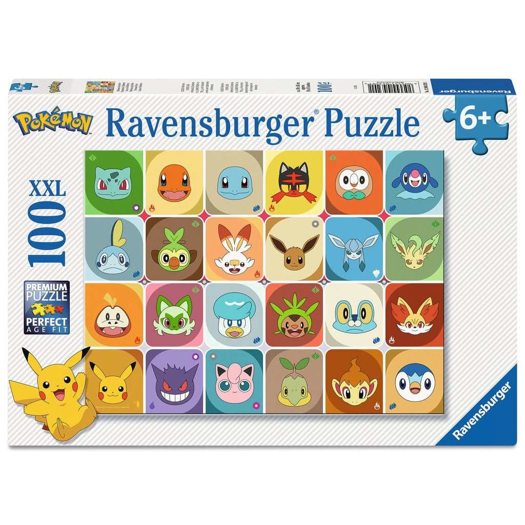Φωτογραφία προϊόντος: Ravensburger Pokemon Παζλ 100τεμ. XXL