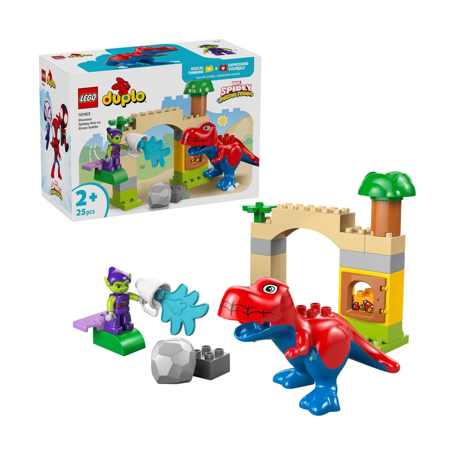 Φωτογραφία προϊόντος: LEGO DUPLO Marvel: Dinosaur Spidey-Rex εναντίον Green Goblin (10463)