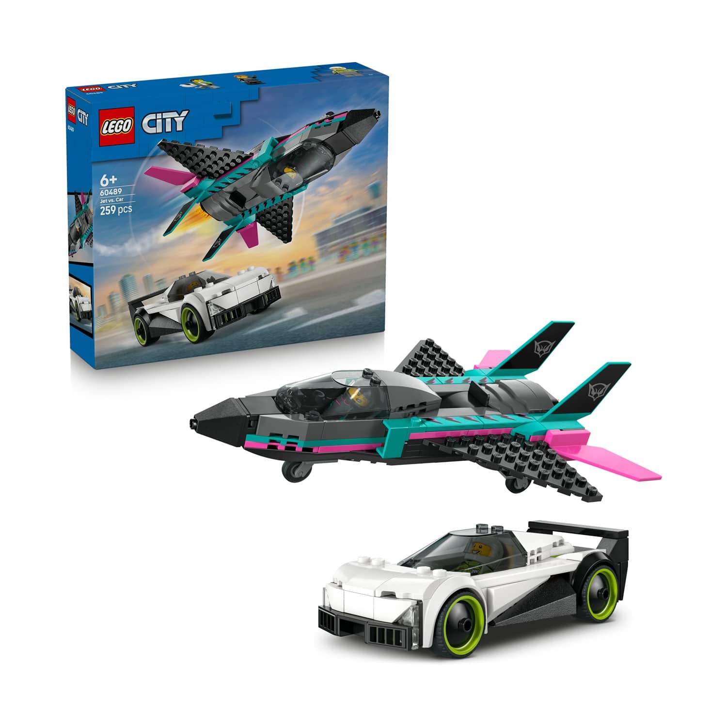 Φωτογραφία προϊόντος: LEGO City Jet vs. Car (60489)