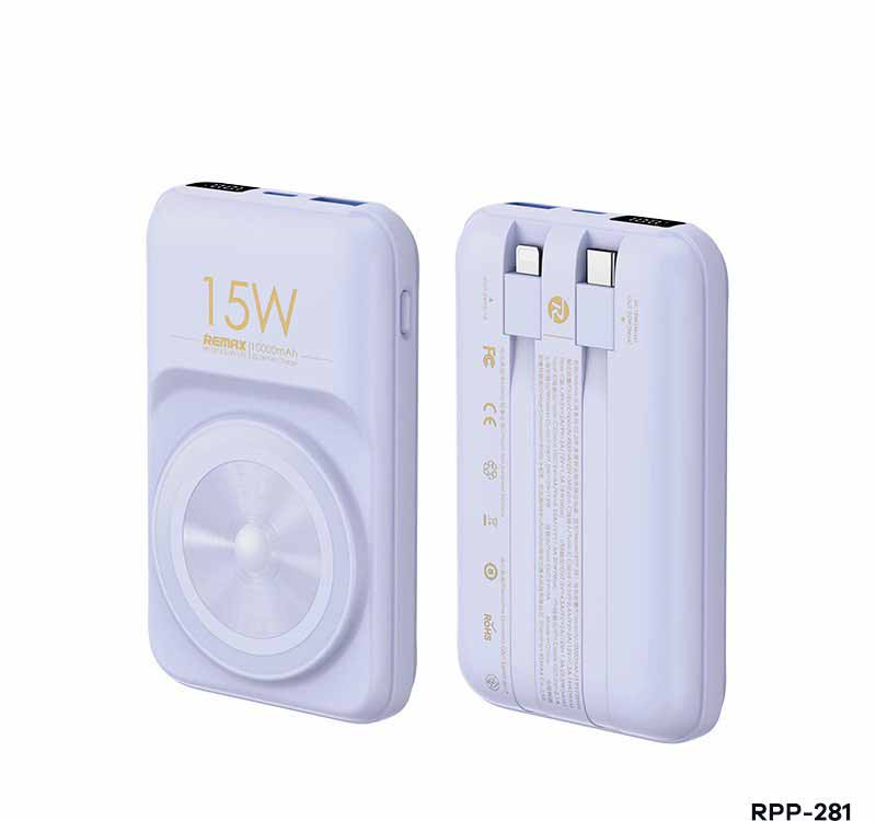 Φωτογραφία προϊόντος: Power bank 10000mAh 22.5W με θύρα USB-C Remax RPP-281 ΜΩΒ
