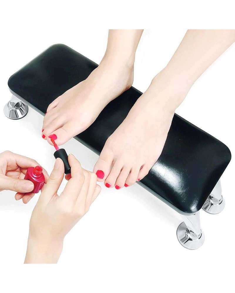 Φωτογραφία προϊόντος: Σκαμπό manicure δερμάτινο με ανοξείδωτη βάση και αντιολισθητική επιφάνεια (ΜΑΥΡΟ)